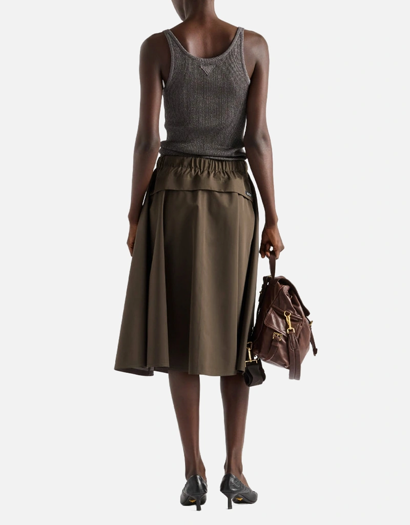 プラダ　スカート Prada テクニカルファブリックサークルスカート (すべての新品) IFCHIC.COM