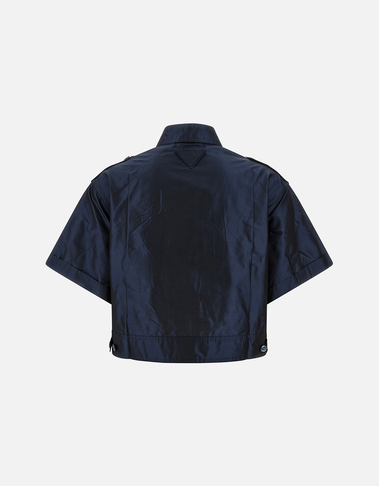 Prada シルクタフタクロップドシャツ (すべての新品) IFCHIC.COM