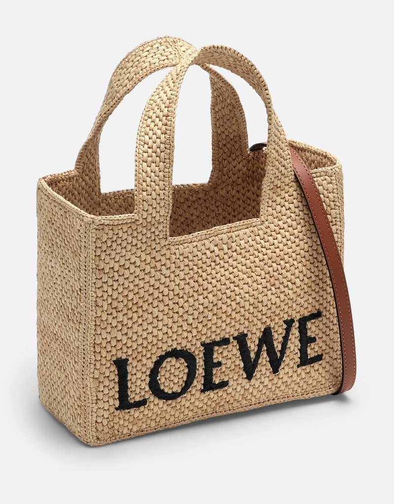 Loewe ロエベフォントスモールラフィアトートバッグ (すべての新品