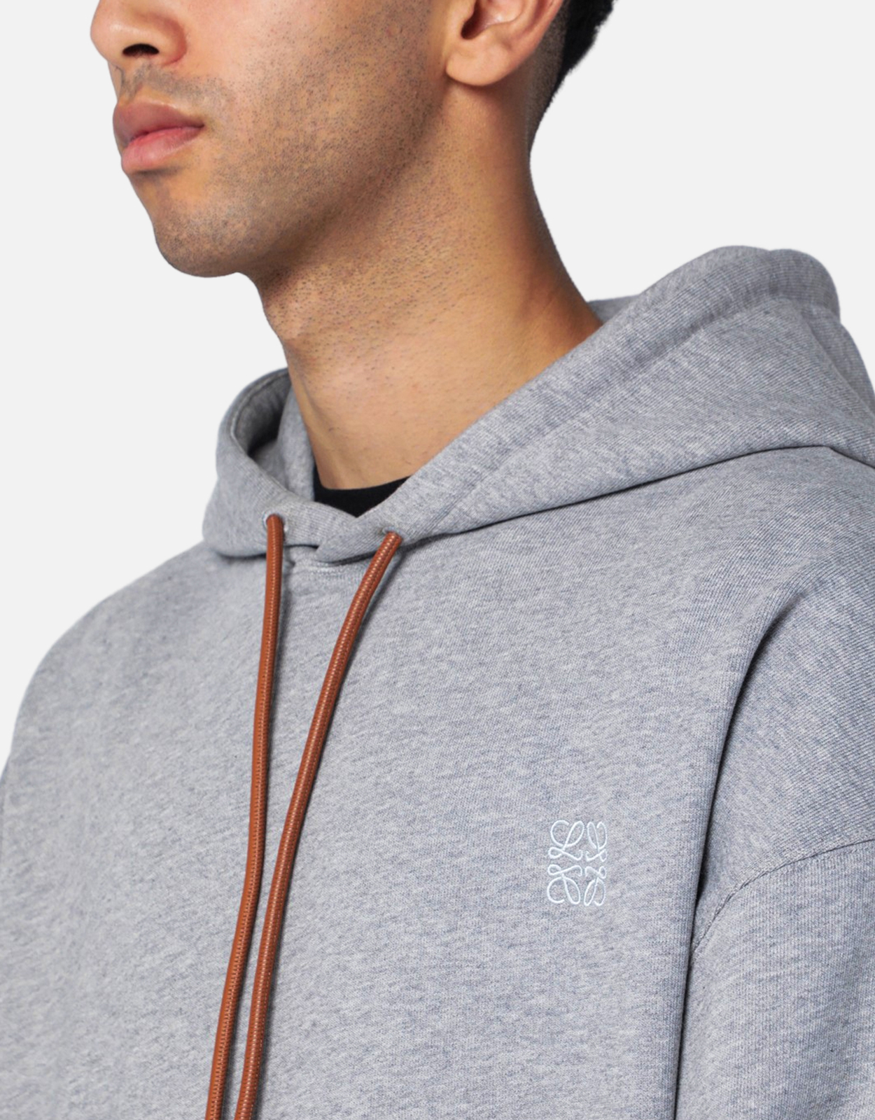 Loewe メンズコットンレザー フラメンコドローストリング リラックス