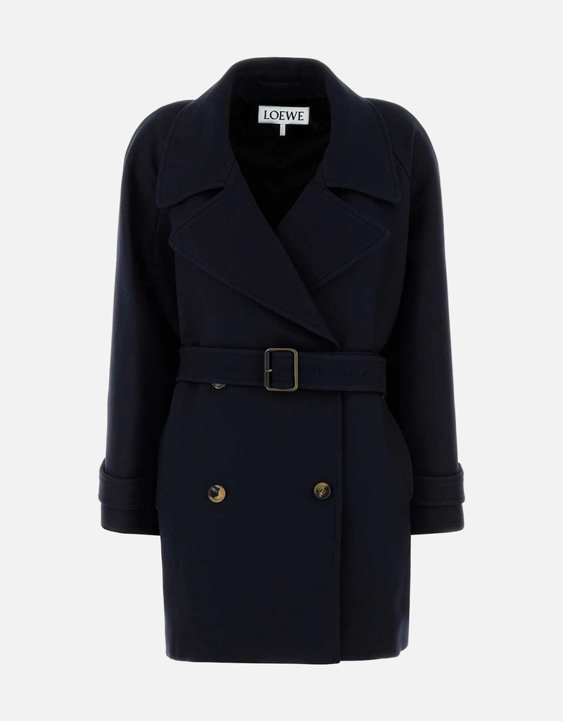 Loewe ウール混紡ショートリラックスフィットコート (すべての新品