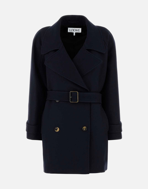 Loewe ウール混紡ショートリラックスフィットコート (すべての新品