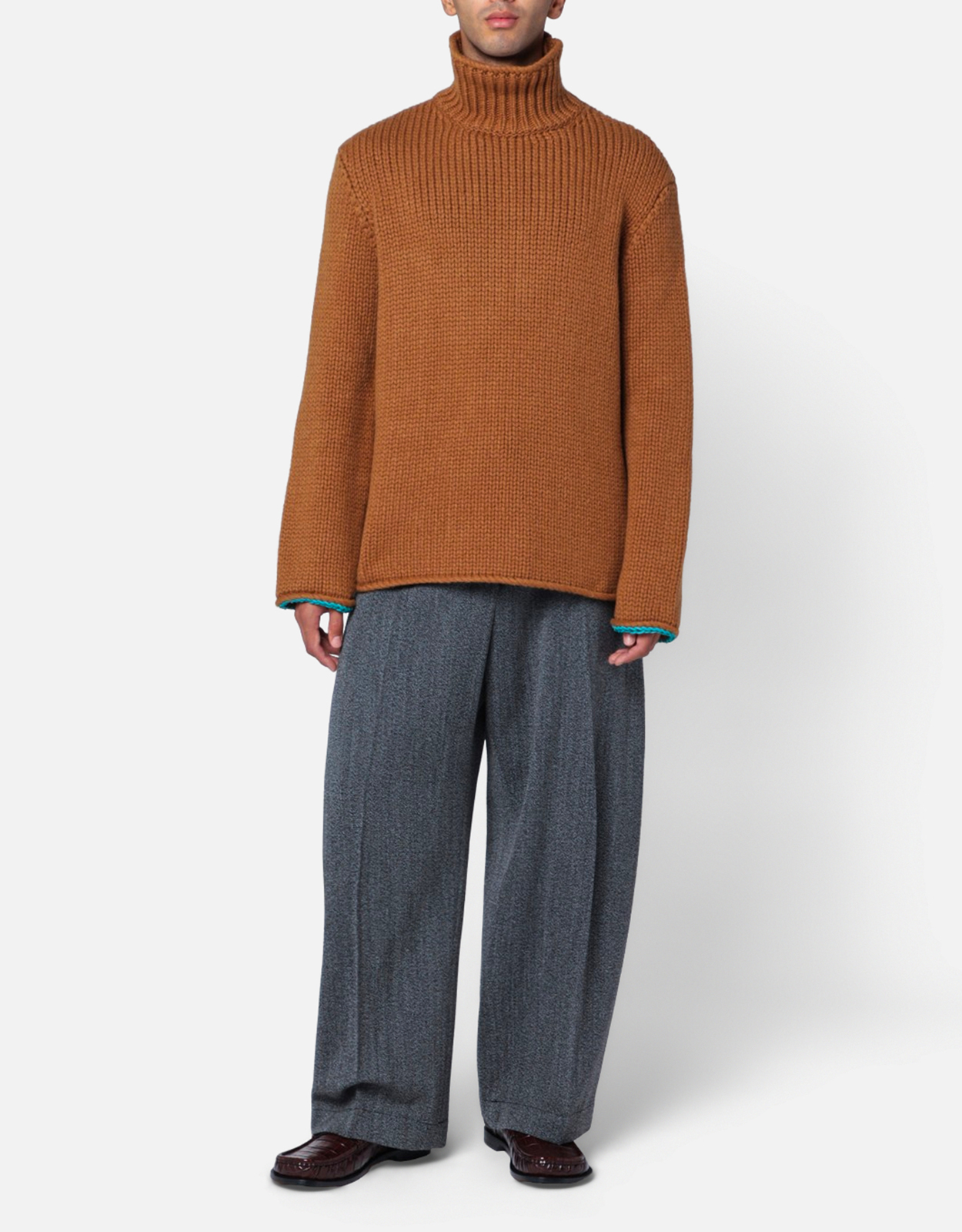 Loewe メンズウールタートルネックスウェット (シャツ) IFCHIC.COM