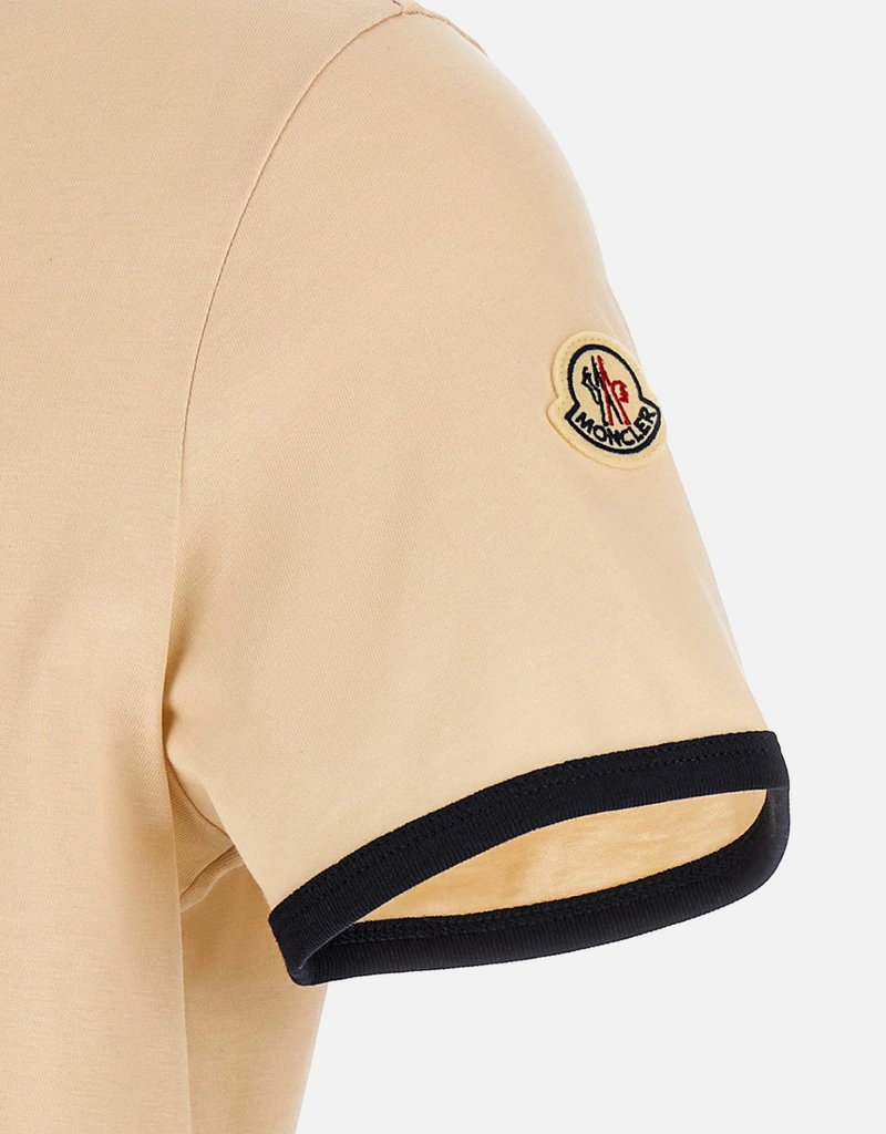 Moncler 刺繍ロゴコットンTシャツ (すべての新品) IFCHIC.COM