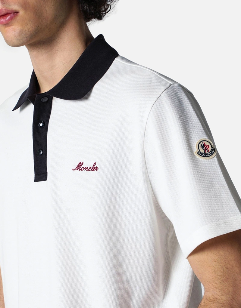 Moncler メンズコットンピケポロシャツ (アパレル,シャツ) IFCHIC.COM