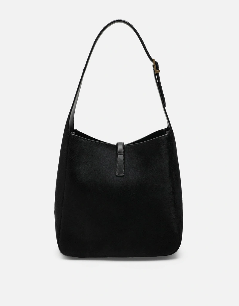 Saint Laurent ル5ア7ポニーエフェクトカーフスキンレザーショルダー