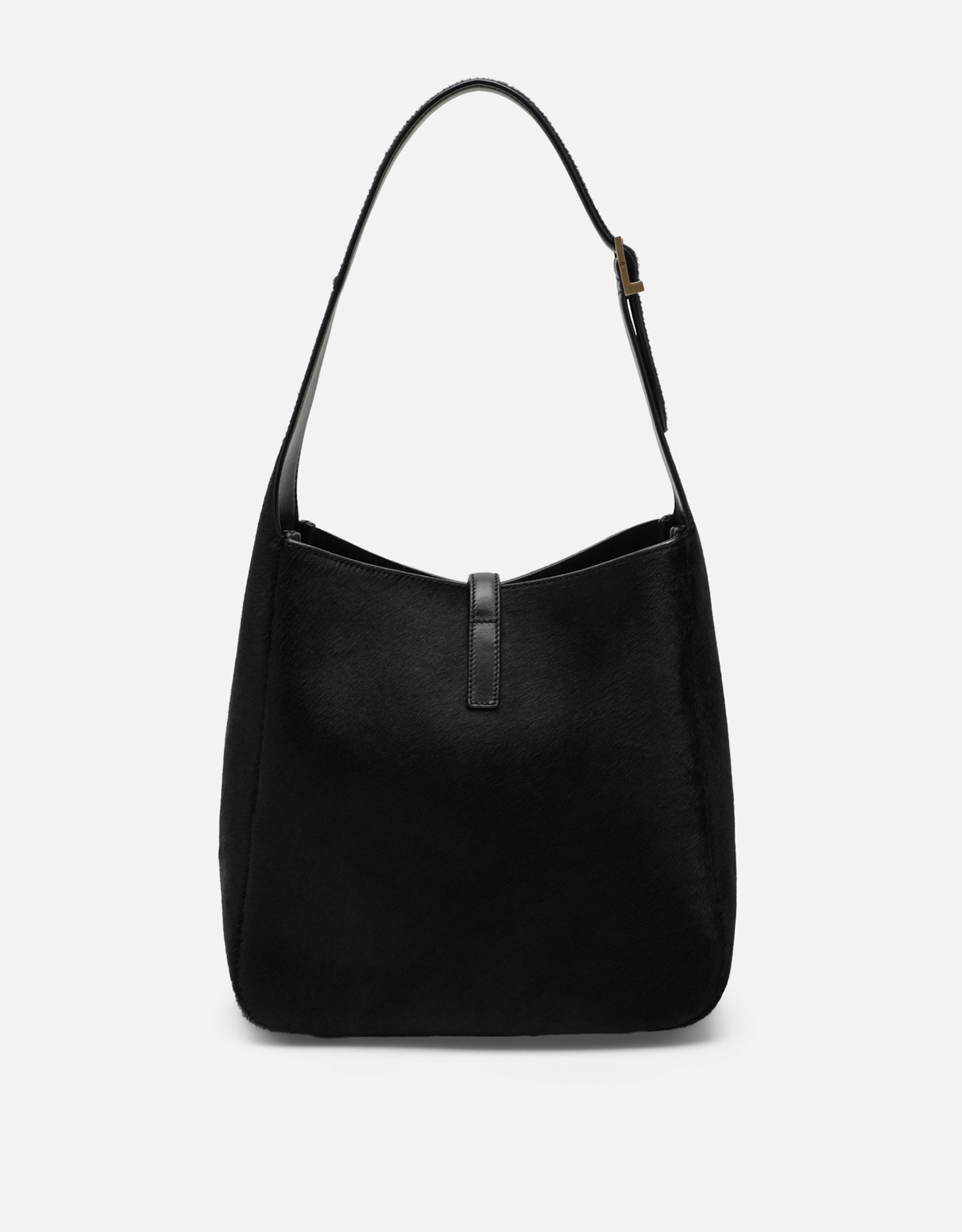 Saint Laurent ル5ア7ポニーエフェクトカーフスキンレザーショルダー