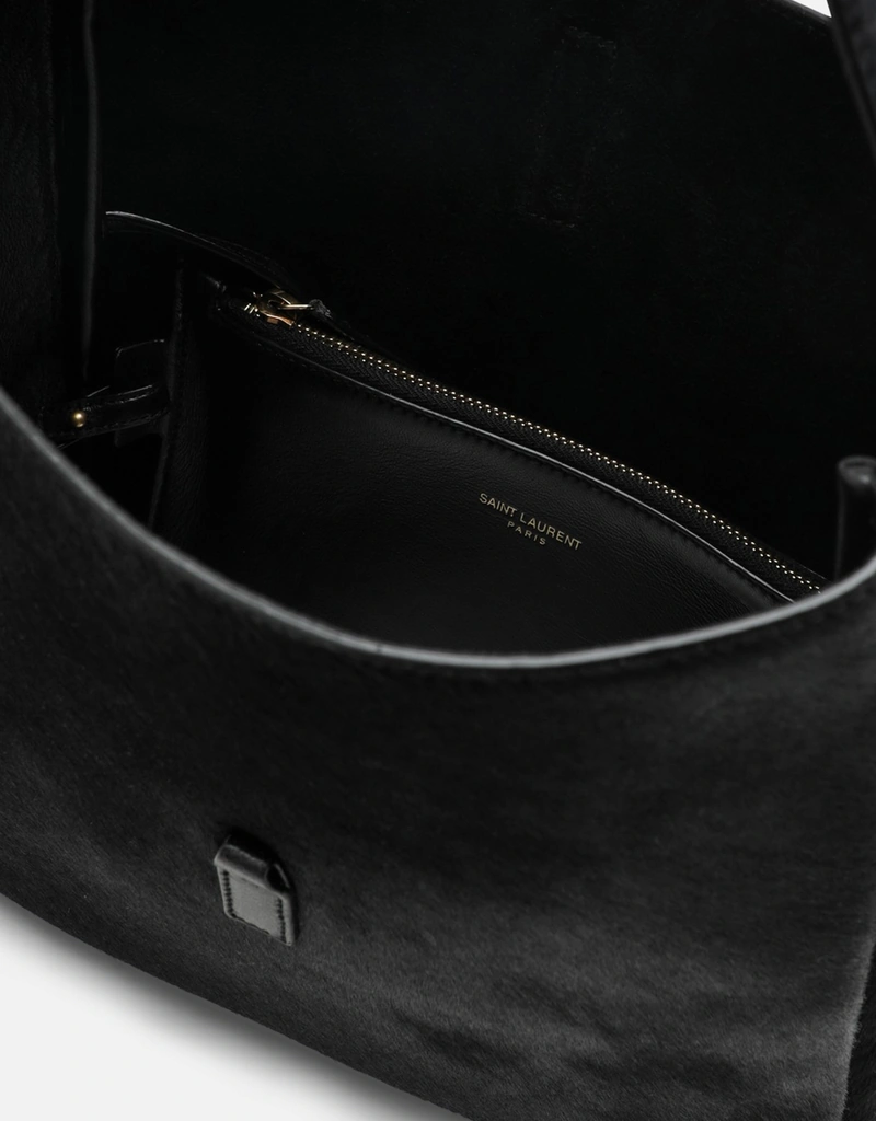 Saint Laurent ル5ア7ポニーエフェクトカーフスキンレザーショルダー