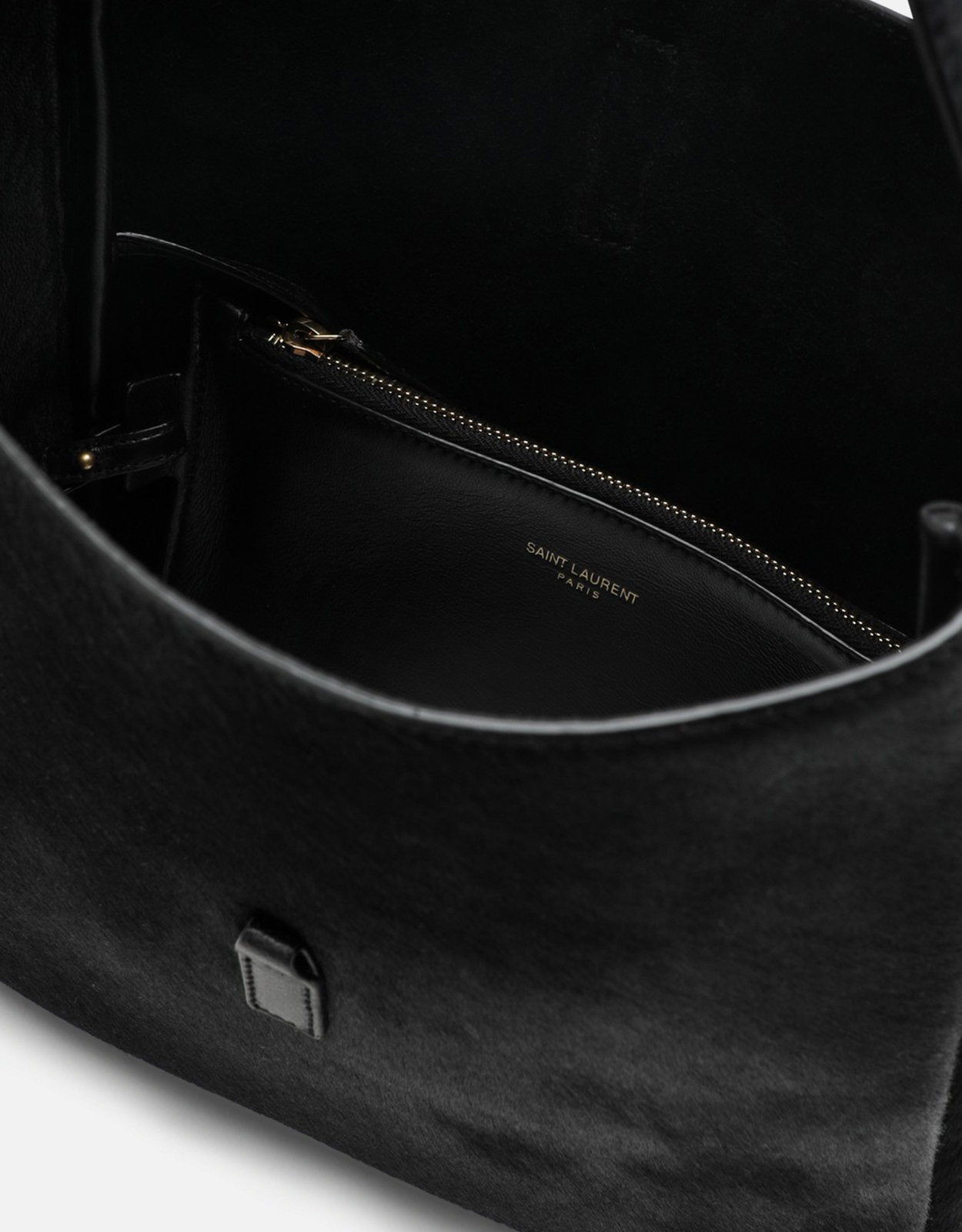 Saint Laurent ル5ア7ポニーエフェクトカーフスキンレザーショルダー