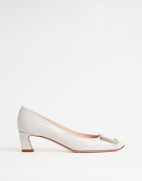 Roger Vivier ホワイトパンプス Roger Vivier パテントカーフスキンパンプス () IFCHIC.COM
