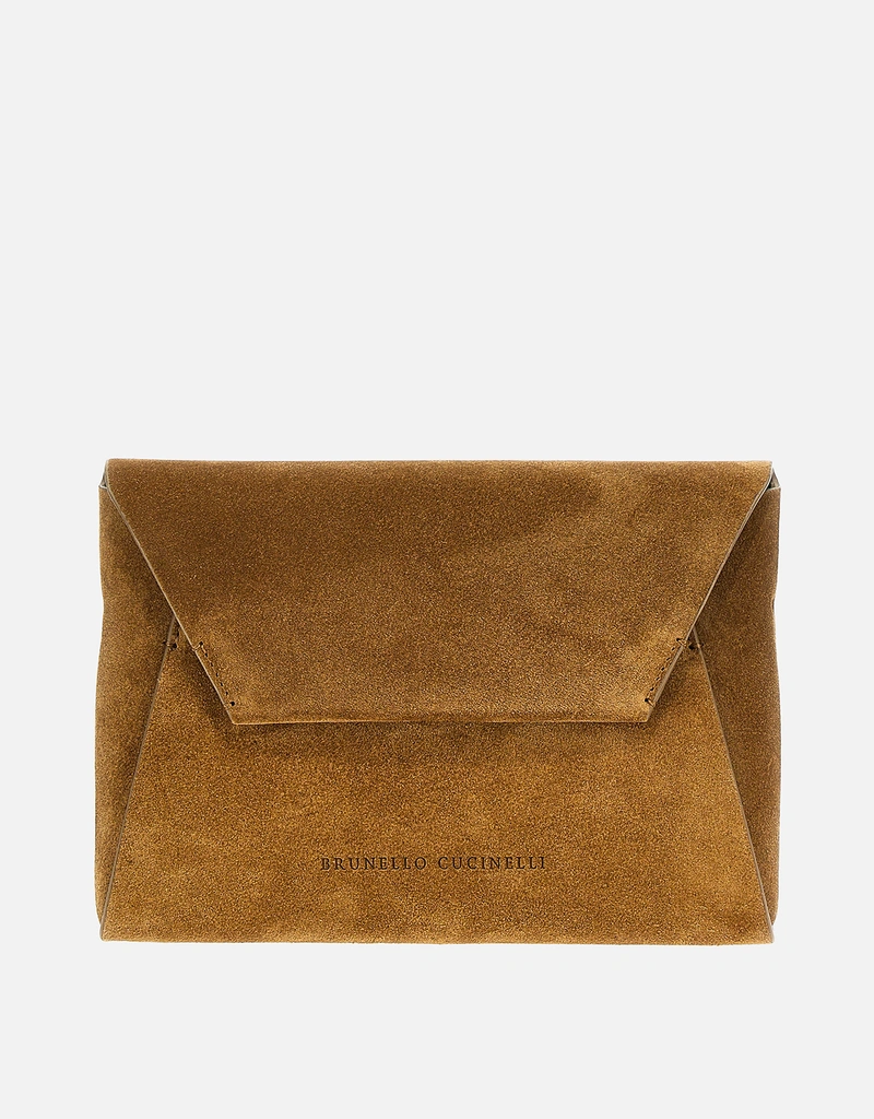 Brunello Cucinelli スエードクラッチバッグ () IFCHIC.COM Brunello Cucinelli スエードクラッチバッグ () IFCHIC.COM