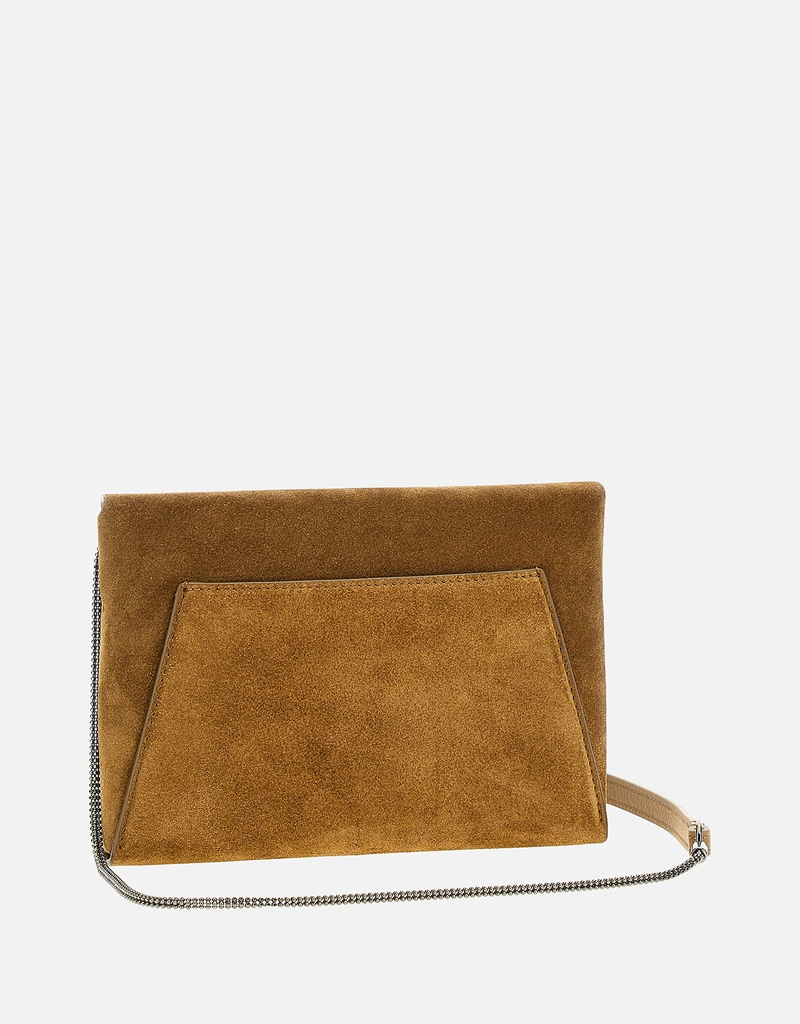 Brunello Cucinelli スエードクラッチバッグ () IFCHIC.COM