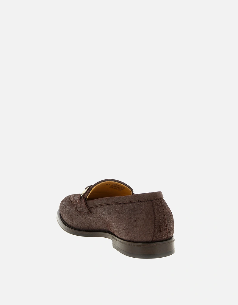 Brunello Cucinelli メンズスエードペニーローファー () IFCHIC.COM