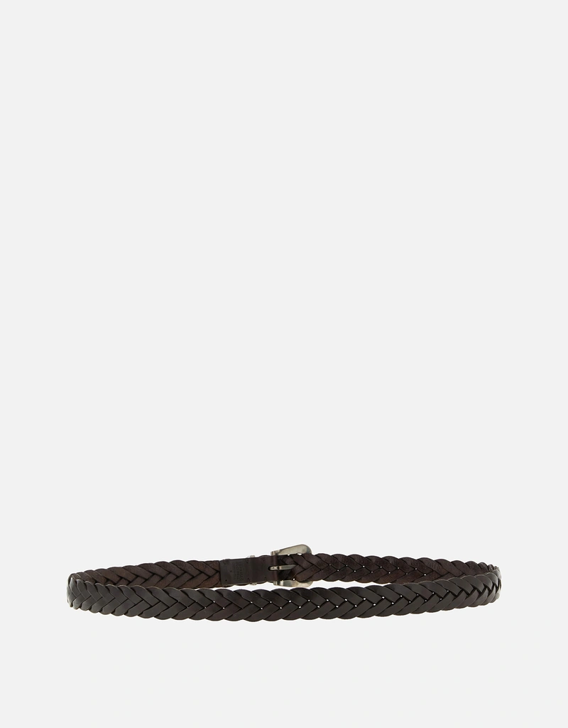 新品BRUNELLO CUCINELLI 編み込みレザーベルト Brunello Cucinelli 編み込みレザーベルト () IFCHIC.COM