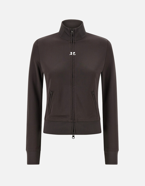 Courreges トラックスーツ インターロックジャージースウェットシャツ