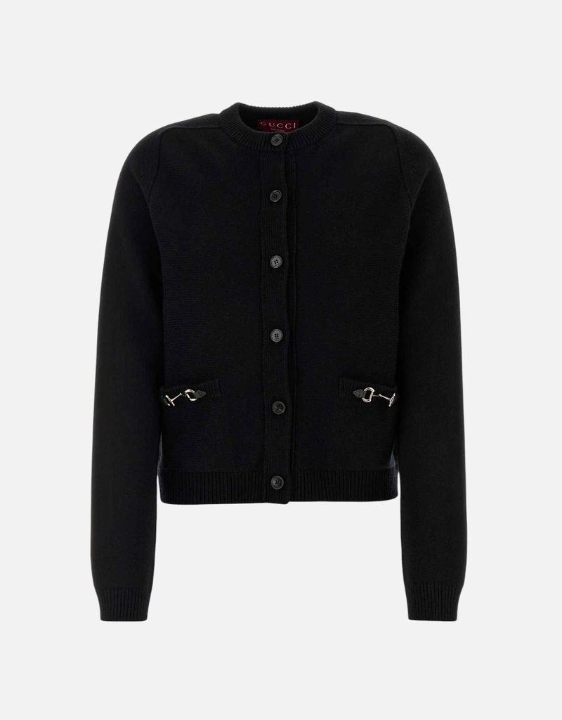 Gucci ウール カシミヤ ホースビット付きカーディガン (すべての新品