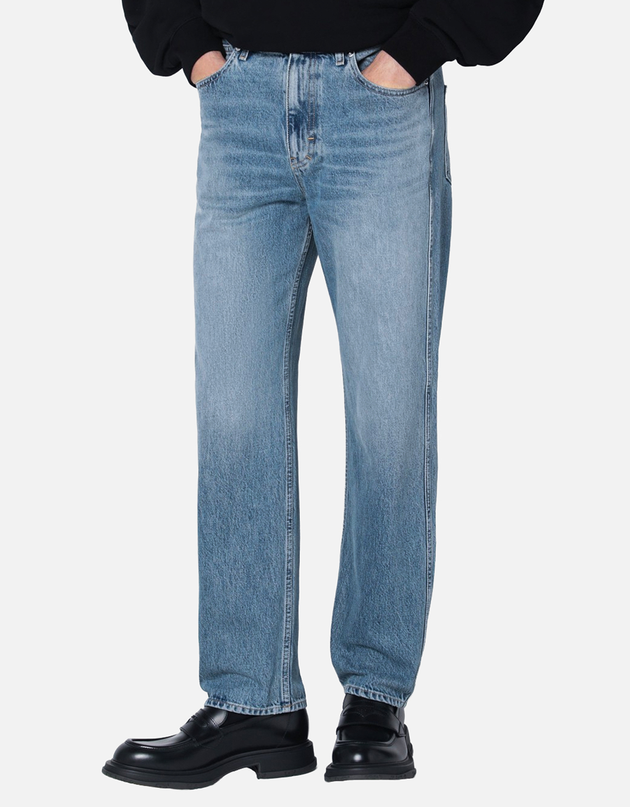 Gucci メンズ スリムフィットコットンデニムパンツ (すべての新品
