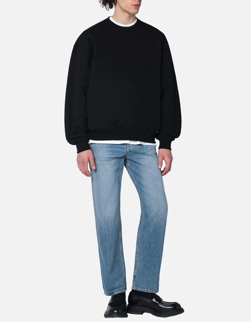 Gucci メンズ スリムフィットコットンデニムパンツ (すべての新品