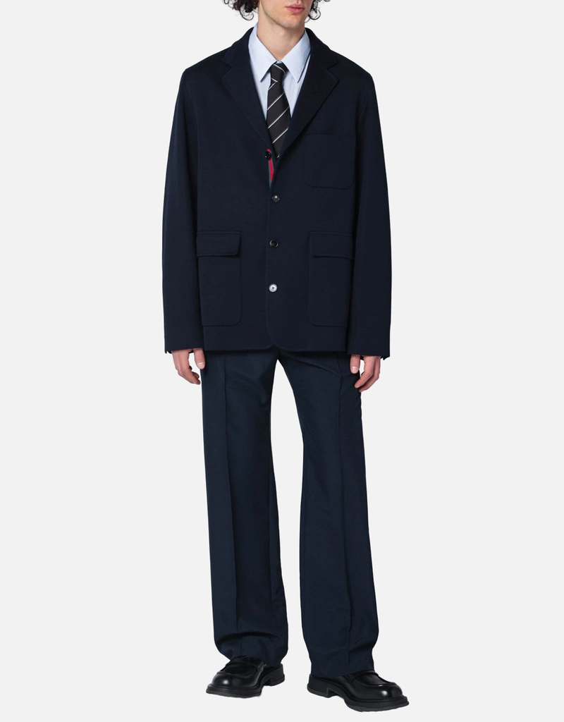 Gucci メンズ シングルブレスト コットンジャージージャケット (すべて