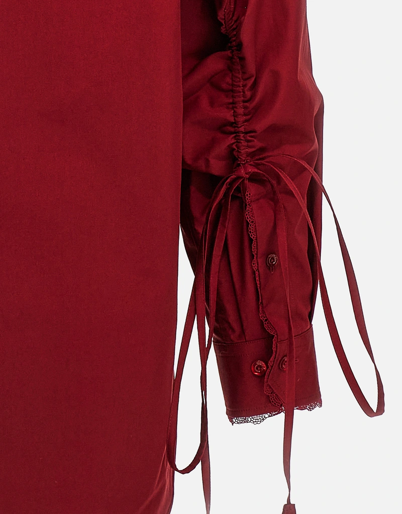 Gucci レースアップコットンポプリンシャツ () IFCHIC.COM