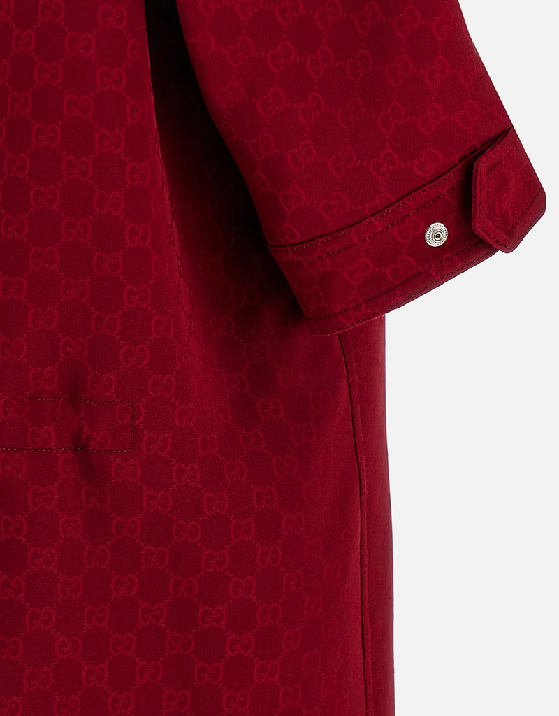Gucci GG Jacquard Oversized Coat () IFCHIC.COM Gucci GG Jacquard Oversized Coat () IFCHIC.COM