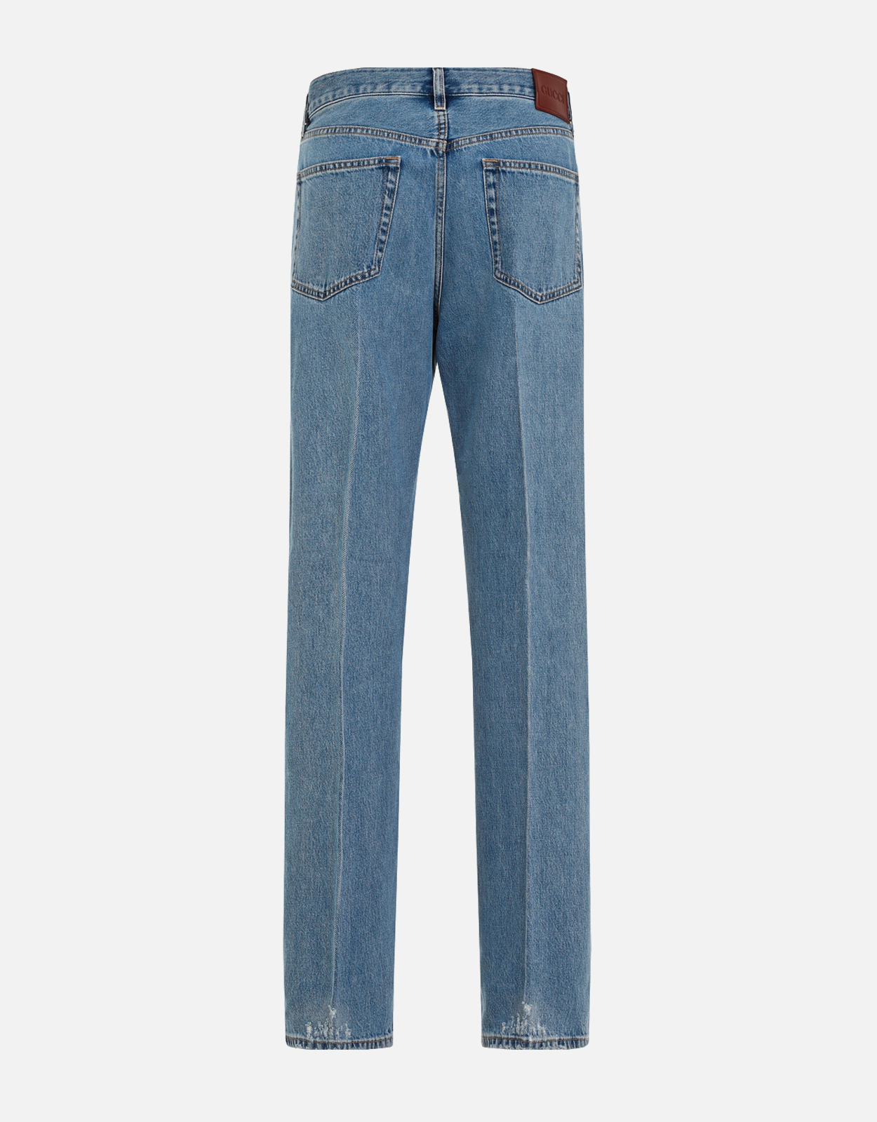 GUCCI ストレートレッグデニム女性用 Gucci ストレートレッグデニムパンツ (デニム単品,ジーンズ) IFCHIC.COM