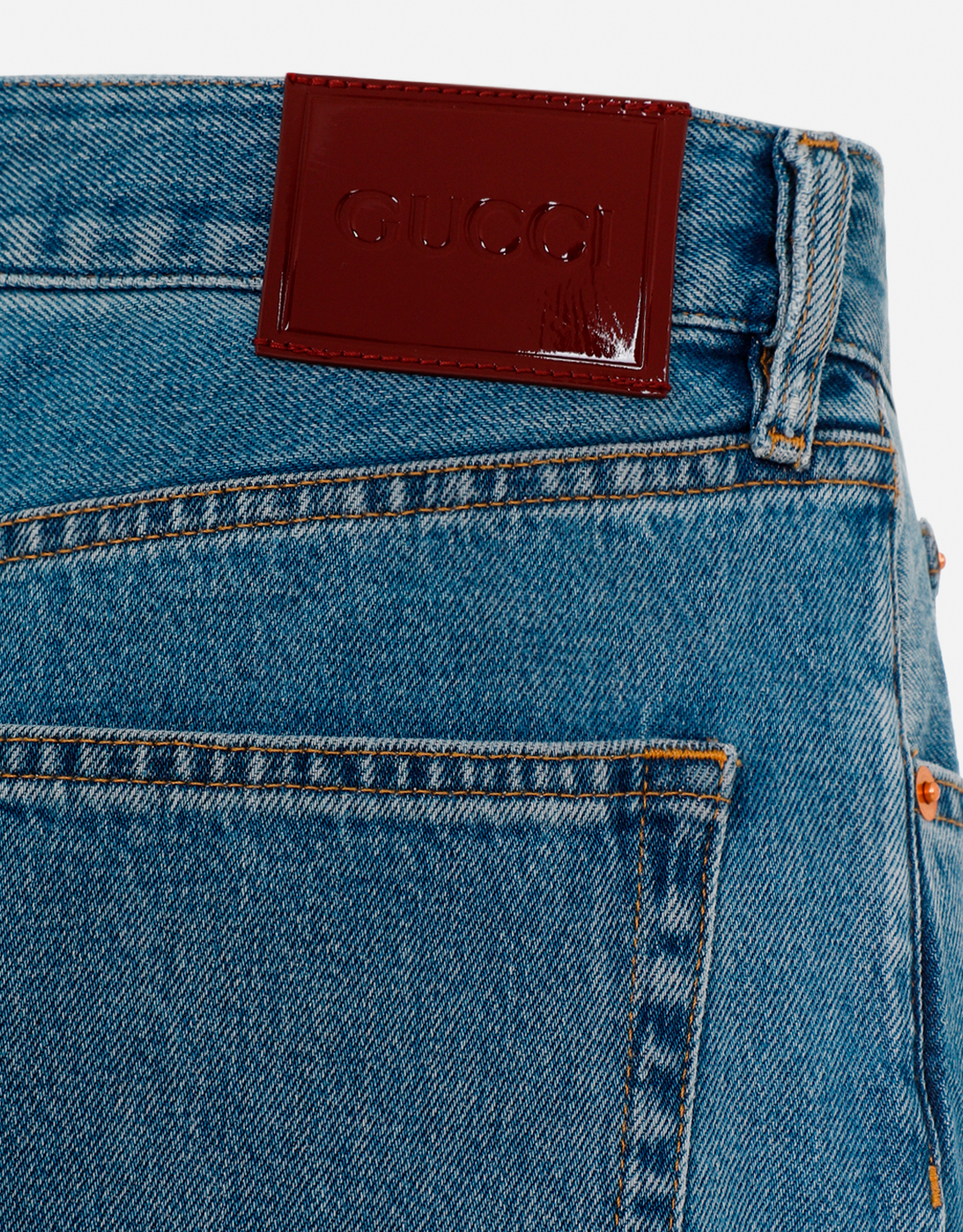 Gucci ストレートレッグデニムパンツ (デニム単品,ジーンズ) IFCHIC.COM