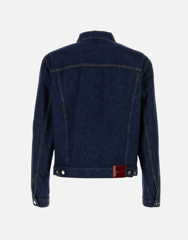 Gucci メンズデニムロゴパッチジャケット (すべての新品) IFCHIC.COM