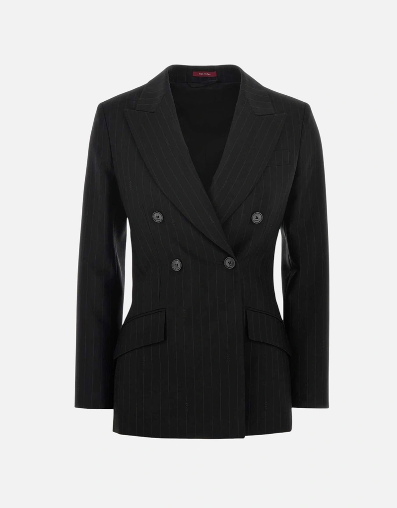 イタリア製 00s GUCCI ダブルブレスト ストライプ スーツ ウール 48 Gucci ピンストライプウールダブルブレストブレザー (すべての新品