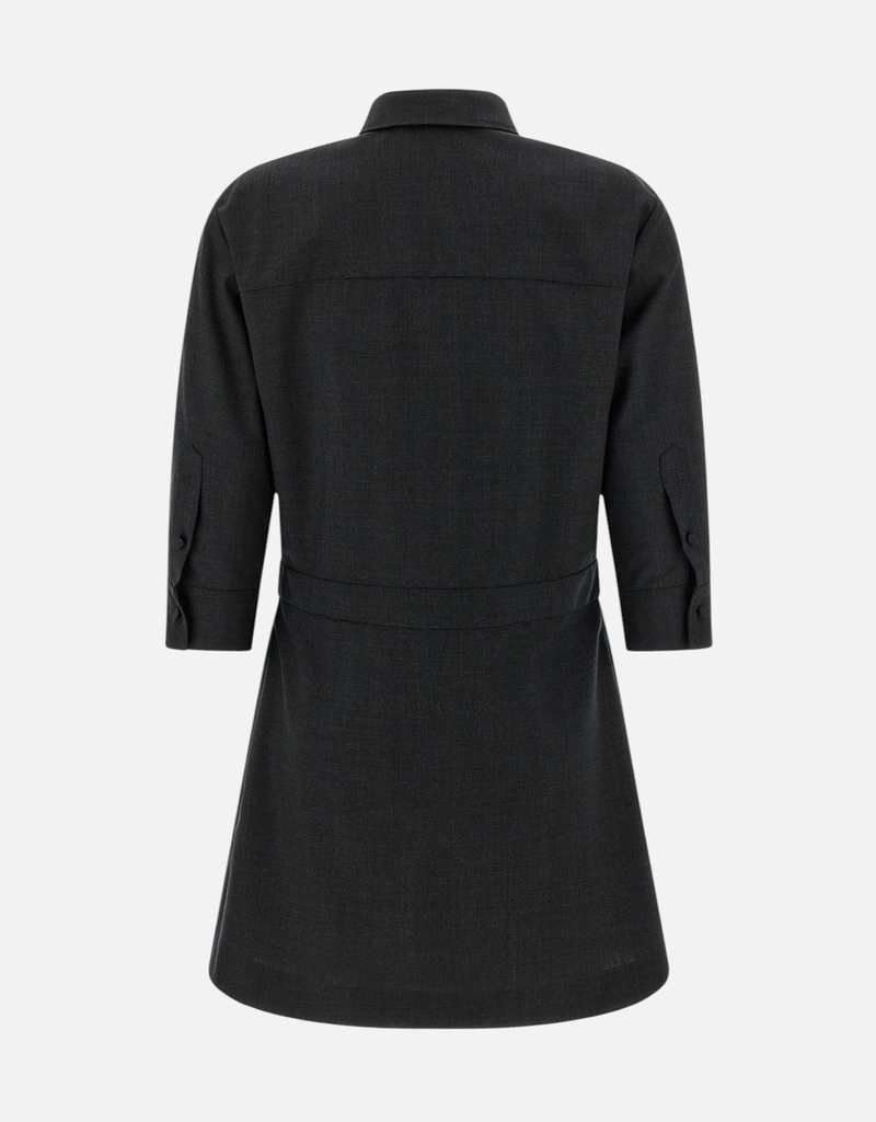 Gucci ホースビット付きウールシャツワンピース (すべての新品) IFCHIC.COM