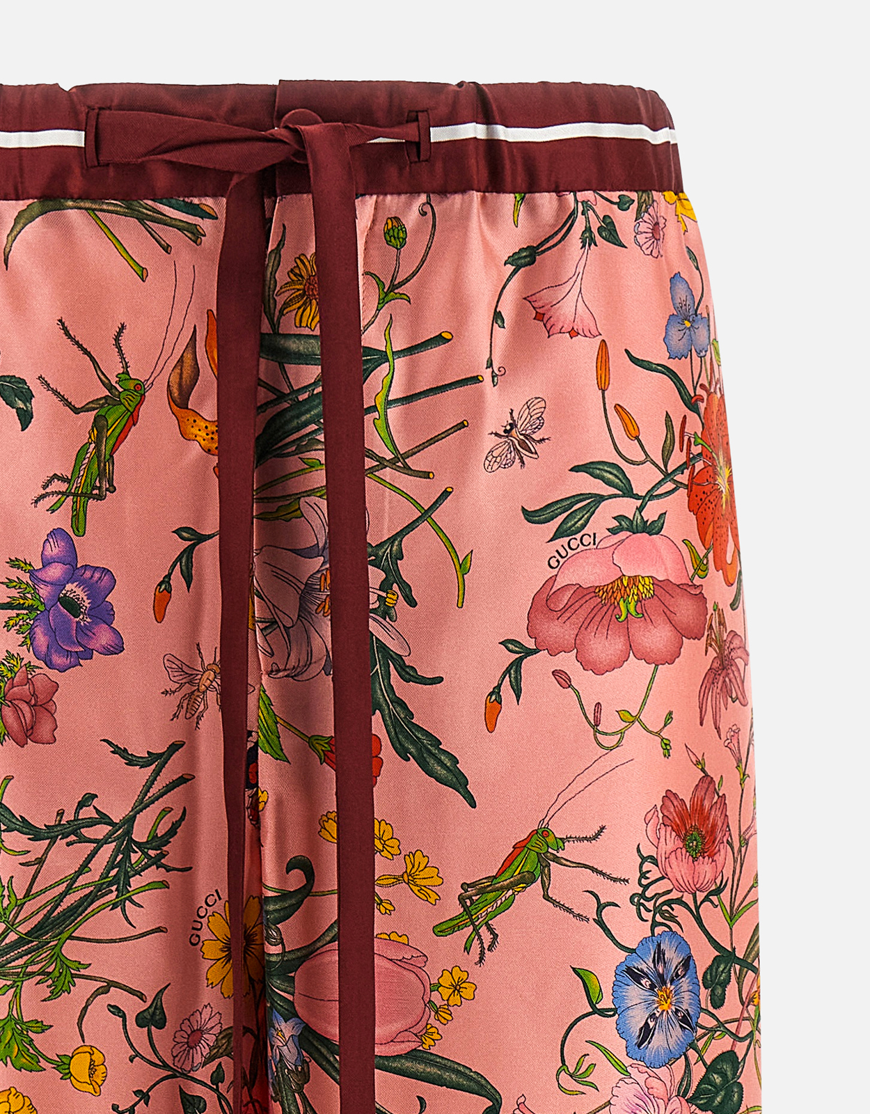 Gucci プリントシルクパンツ (すべての新品) IFCHIC.COM
