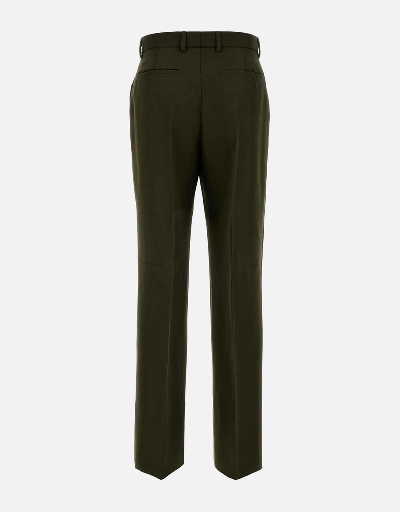 Gucci ウールブレンド刺繍ロゴパンツ (すべての新品) IFCHIC.COM