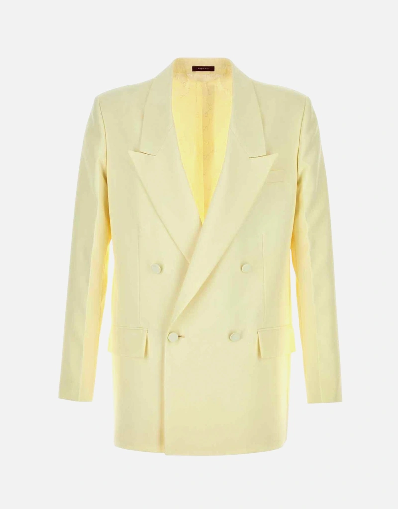 Gucci メンズテクニカルパナマダブルブレストジャケット (すべての新品