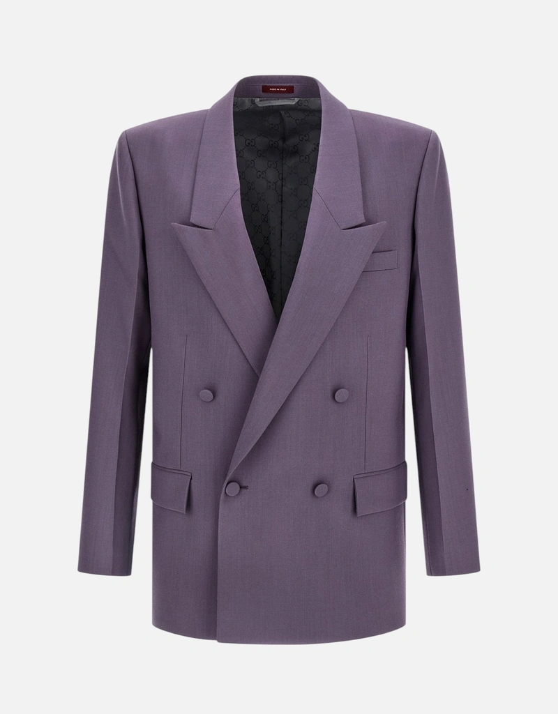 Gucci メンズウールダブルブレストオーバーサイズブレザー (すべての