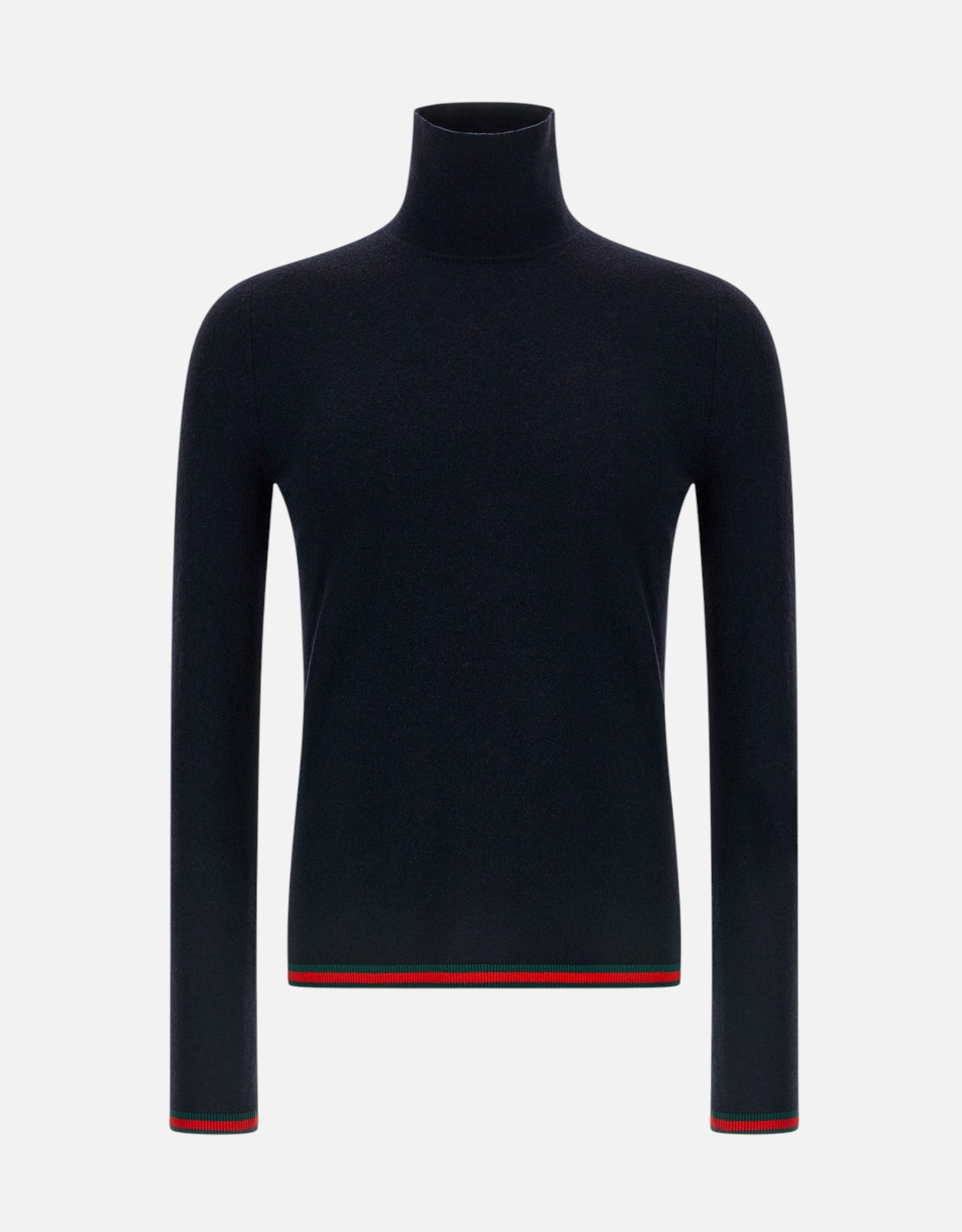 1401 GUCCI カシミヤ 100% セーター　タートルネック　Vネック Gucci メンズファインソフトカシミヤウェブリボンタートルネック