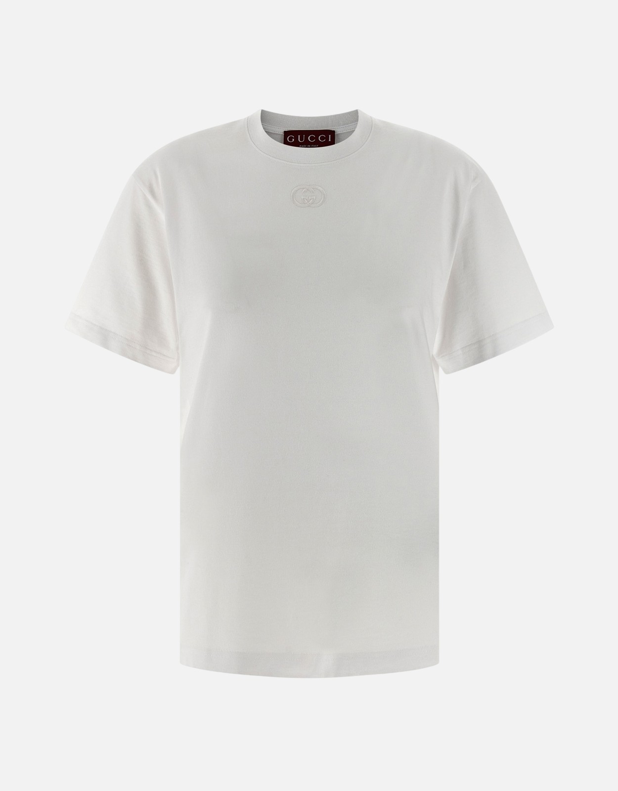 Gucci コットンジャージー刺繍入りTシャツ (すべての新品) IFCHIC.COM