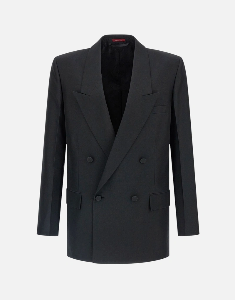 Gucci メンズ ダブルブレスト テクニカルパナマ ブレザー (すべての