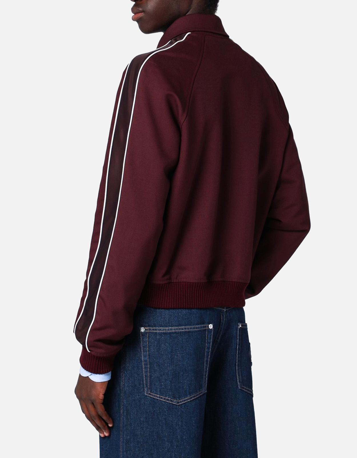 Gucci メンズウール混紡ボンバージャケット (すべての新品) IFCHIC.COM