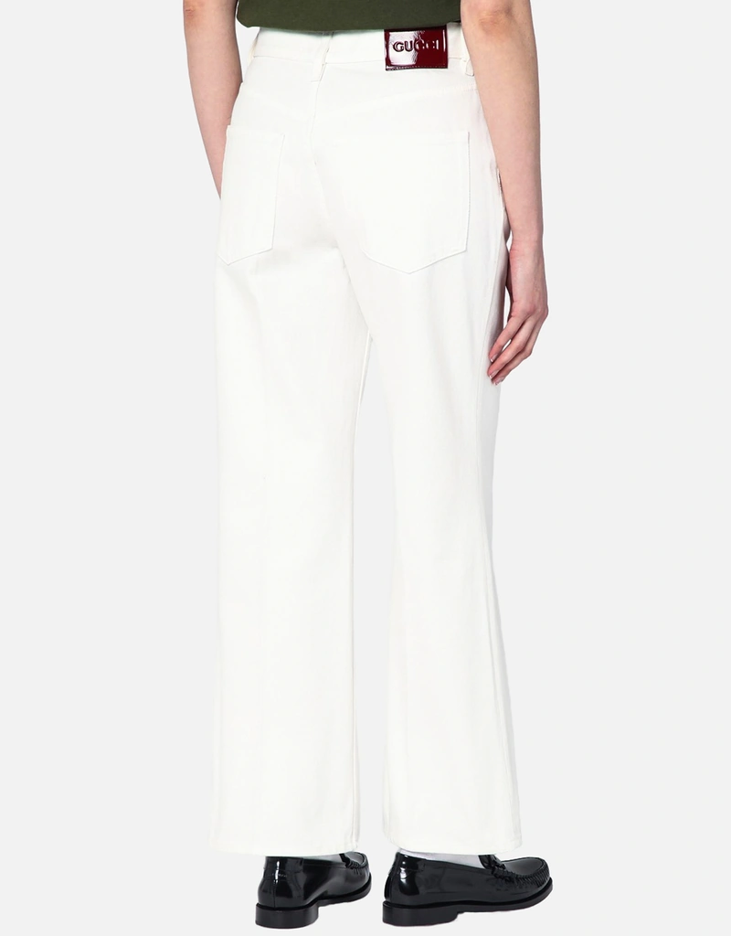 Gucci クロップドフレアデニムパンツ (パンツ) IFCHIC.COM