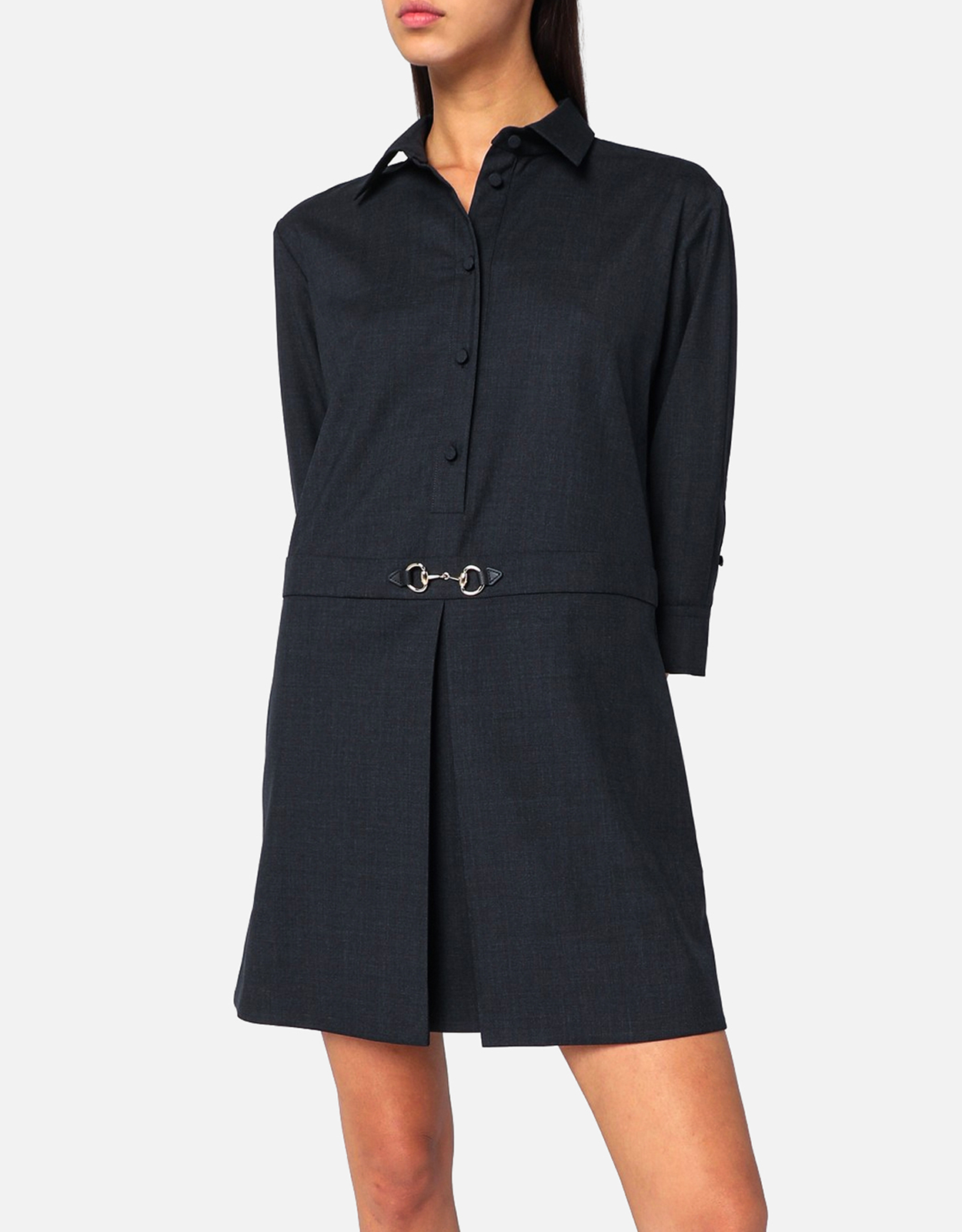 Gucci ホースビット付きウールドレス (ドレス) IFCHIC.COM