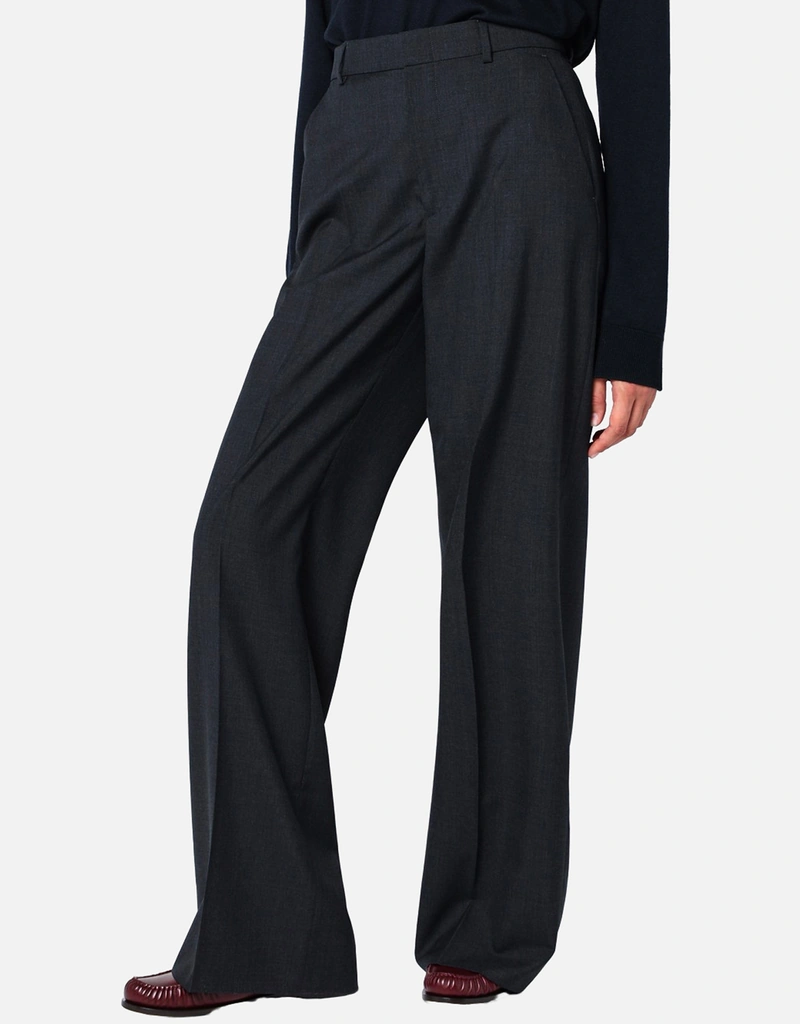 Gucci ウール ロゴ ワイドレッグ パンツ (パンツ) IFCHIC.COM