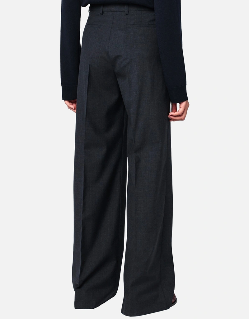 Gucci ウール ロゴ ワイドレッグ パンツ (パンツ) IFCHIC.COM