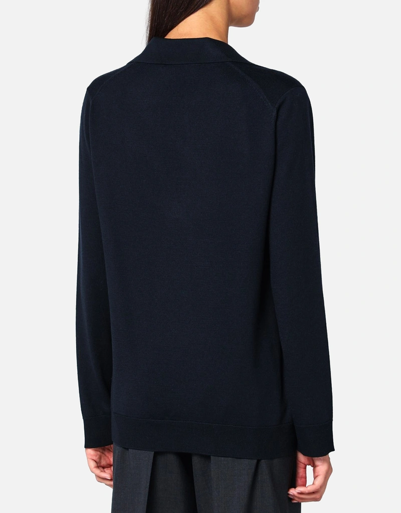 Gucci ネイビーブルーコットンセーター (トップス) IFCHIC.COM