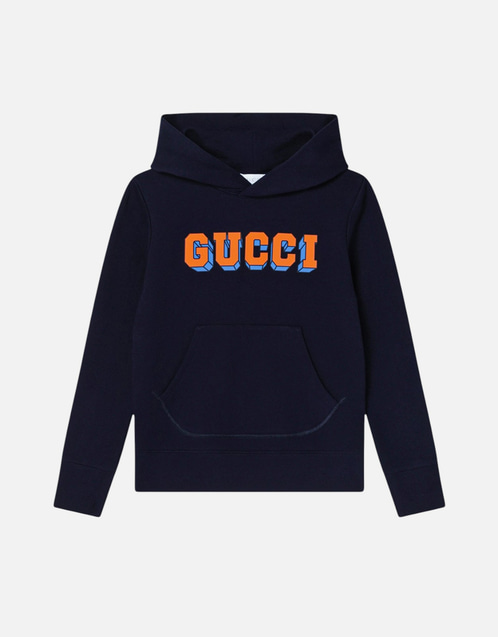 Gucci Kids キッズコットンロゴフーディー (男の子（4-16歳）,ボーイズ