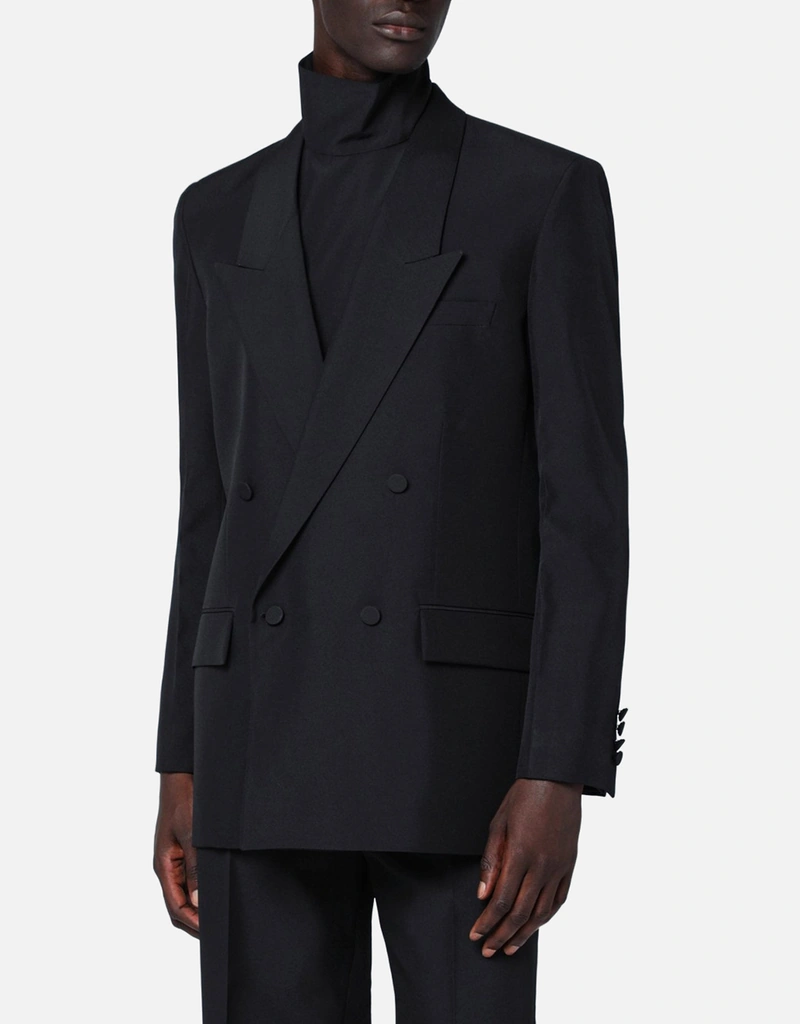 Gucci メンズ ダブルブレスト テクニカルパナマジャケット (すべての