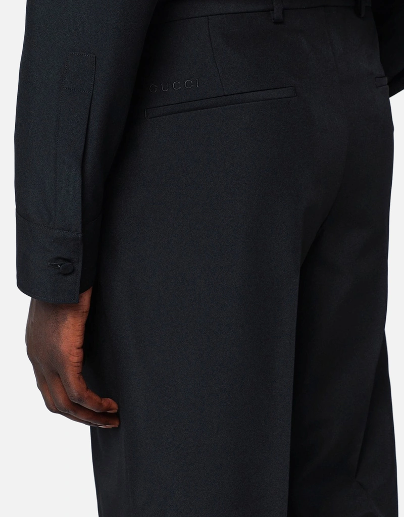 Gucci Black trousers in technical panama (All New In) IFCHIC.COM