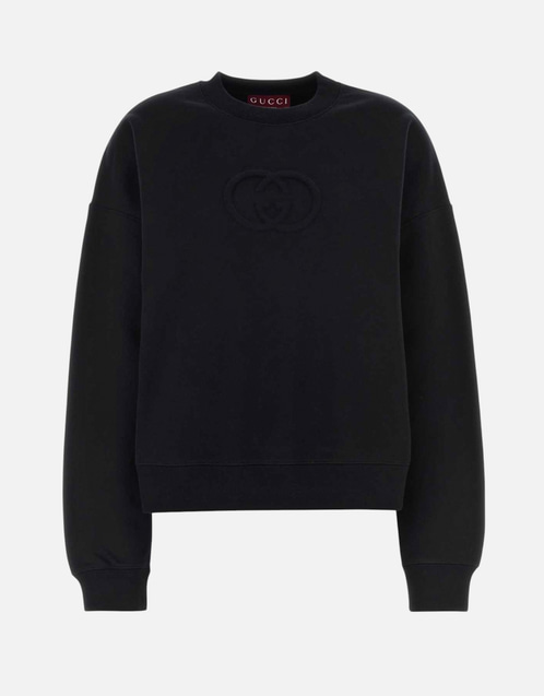 Gucci コットンオーバーサイズスウェットシャツ (すべての新品) IFCHIC.COM