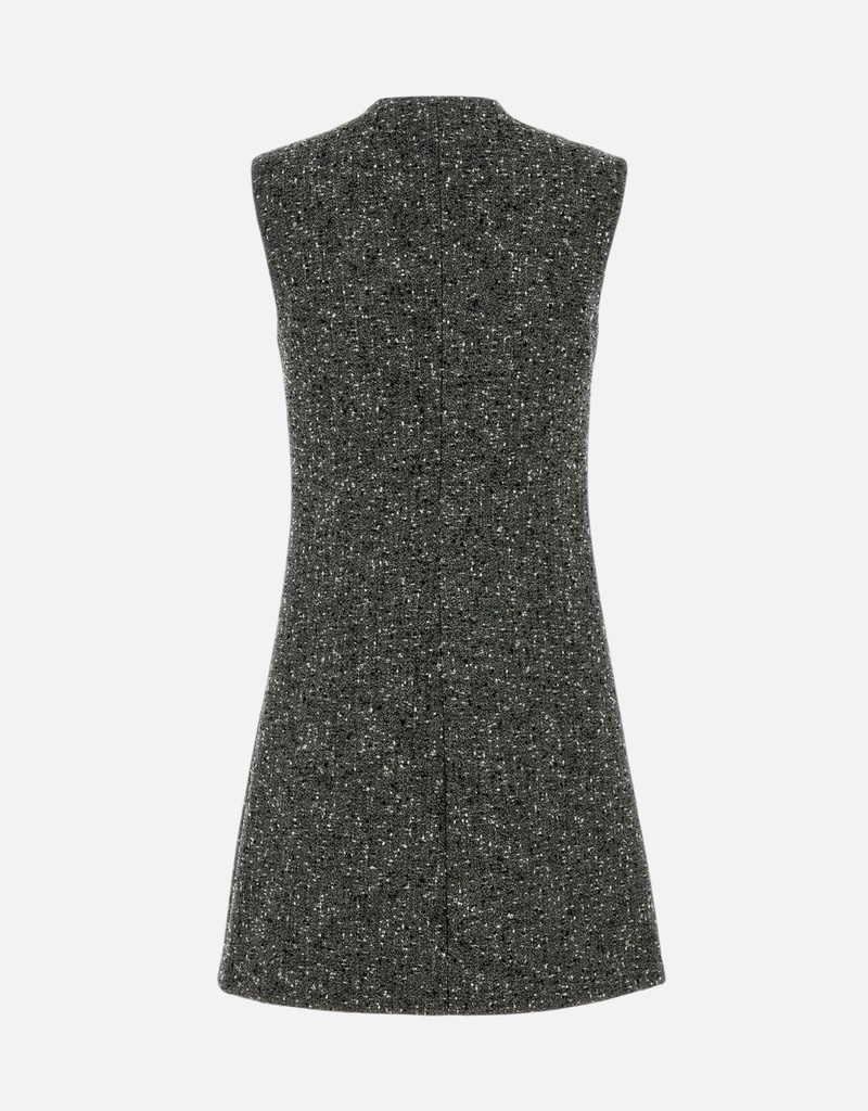knit a line mini dress Celina Buttoned Knit Mini Dress Oat
