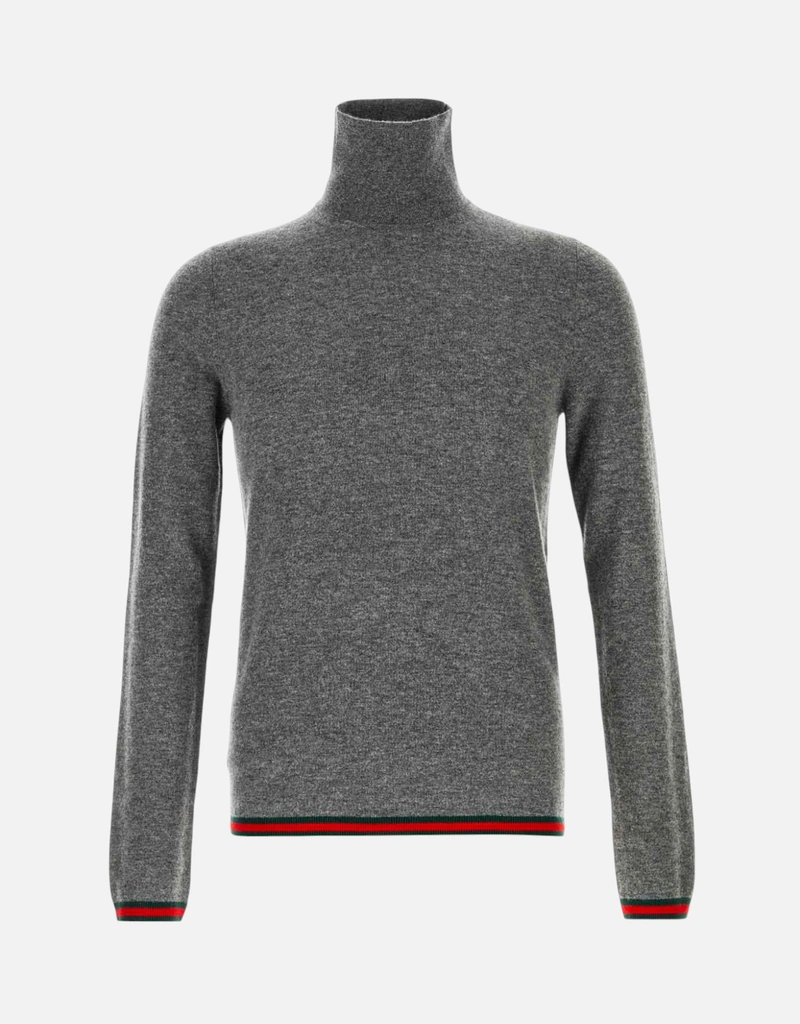 GUCCI カシミヤ100% タートルネック セーター　メンズS Gucci メンズファインソフトカシミヤタートルネックセーター (すべての