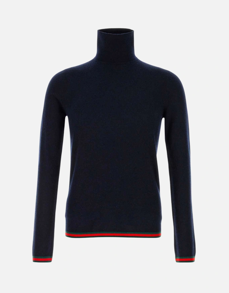Gucci Men's Midnight blue cashmere sweater (All New In) IFCHIC.COM